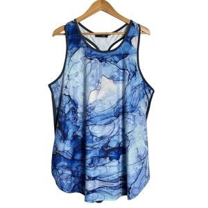 LoveU.Dear Women's Twisted Racerback Scoop Fitness Tank Top Size XL Multi NWOT